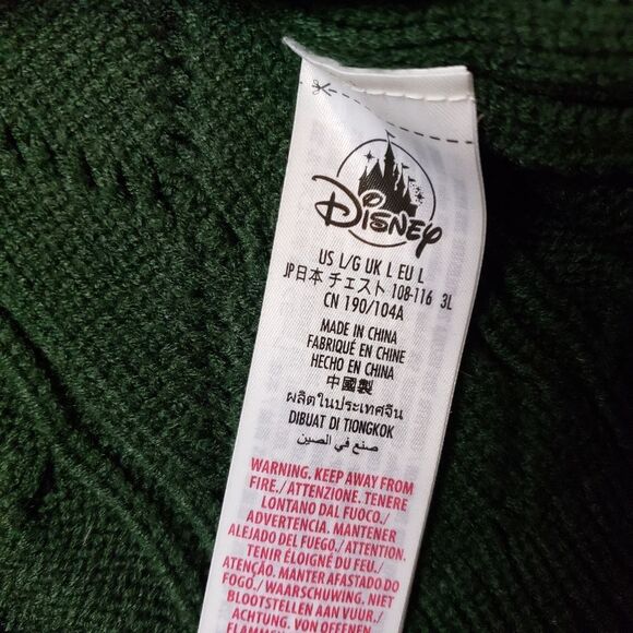Toy Story Alien Sweater 👽 Disney Sweater Women's Size L Green Pixar cable knit - Picture 5 of 9